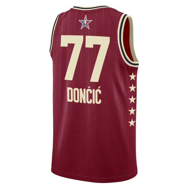 Maillot Homme Luka Doncic All Star 2024 Rouge Swingman