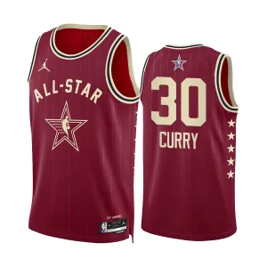 Maillot Homme Stephen Curry All Star 2024 Rouge Swingman Maillot Homme Stephen Curry All Star 2024 Rouge Swingman