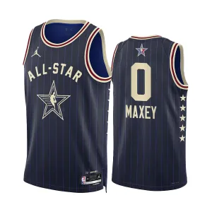 Maillot Homme Tyrese Maxey All Star 2024 Navy Swingman Maillot Homme Tyrese Maxey All Star 2024 Navy Swingman
