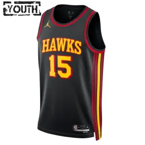 Maillot Enfant Atlanta Hawks Clint Capela 15 Statement Edition Noir Swingman