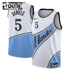 Maillot Enfant Atlanta Hawks dyson Daniels City Edition 2024-25 Blanc Swingman