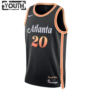 Maillot Enfant Atlanta Hawks John Collins 20 City Edition 2022-23 Noir Swingman