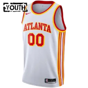 Maillot Enfant Atlanta Hawks Personnalisé Association Edition Blanc Swingman