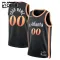 Maillot Enfant Atlanta Hawks Personnalisé City Edition 2022-23 Noir Swingman
