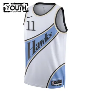 Maillot Enfant Atlanta Hawks Trae Young City Edition 2024-25 Blanc Swingman