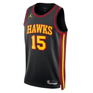 Maillot Homme Atlanta Hawks Clint Capela 15 Statement Edition Noir Swingman