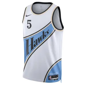 Maillot Homme Atlanta Hawks dyson Daniels City Edition 2024-25 Blanc Swingman