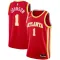Maillot Homme Atlanta Hawks Jalen Johnson 1 Icon Edition Rouge Swingman