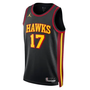 Maillot Homme Atlanta Hawks Onyeka Okongwu 17 Statement Edition Noir Swingman