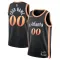 Maillot Homme Atlanta Hawks Personnalisé City Edition 2022-23 Noir Swingman