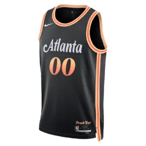 Maillot Homme Atlanta Hawks Personnalisé City Edition 2022-23 Noir Swingman