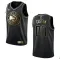 Maillot Homme Atlanta Hawks Personnalisé Golden Edition Noir Swingman
