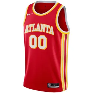 Maillot Homme Atlanta Hawks Personnalisé Icon Edition Rouge Swingman