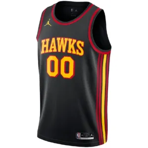 Maillot Homme Atlanta Hawks Personnalisé Statement Edition Noir Swingman