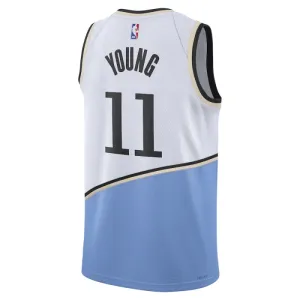 Maillot Homme Atlanta Hawks Trae Young City Edition 2024-25 Blanc Swingman