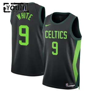 Maillot Enfant Boston Celtics Derrick White City Edition 2024-25 Noir Swingman