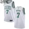 Maillot Enfant Boston Celtics Jaylen Brown 7 Association Edition Blanc Swingman