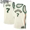 Maillot Enfant Boston Celtics Jaylen Brown 7 City Edition 2023-24 Blanc Swingman