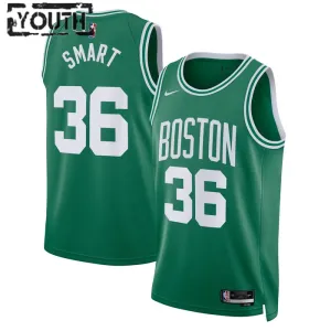 Maillot Enfant Boston Celtics Marcus Smart 36 Icon Edition Vert Swingman