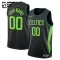 Maillot Enfant Boston Celtics Personnalisé City Edition 2024-25 Noir Swingman