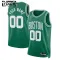 Maillot Enfant Boston Celtics Personnalisé Icon Edition Vert Swingman