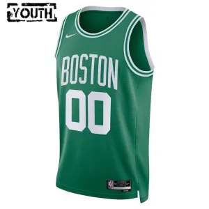 Maillot Enfant Boston Celtics Personnalisé Icon Edition Vert Swingman