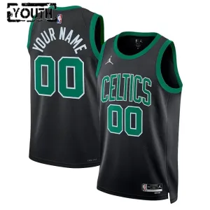 Maillot Enfant Boston Celtics Personnalisé Statement Edition Noir Swingman
