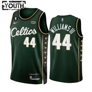 Maillot Enfant Boston Celtics Robert Williams III 44 City Edition 2022-23 Vert Swingman Maillot Enfant Boston Celtics Robert Williams III 44 City Edition 2022-23 Vert Swingman