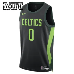 Maillot Enfant Boston Celtics Tatum City Edition 2024-25 Noir Swingman