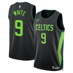 Maillot Homme Boston Celtics Derrick White City Edition 2024-25 Noir Swingman