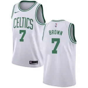 Maillot Homme Boston Celtics Jaylen Brown 7 Association Edition Blanc Swingman Maillot Homme Boston Celtics Jaylen Brown 7 Association Edition Blanc Swingman