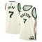 Maillot Homme Boston Celtics Jaylen Brown 7 City Edition 2023-24 Blanc Swingman