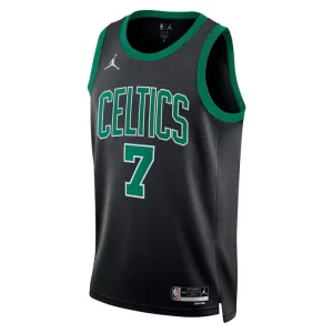 Maillot Homme Boston Celtics Jaylen Brown 7 Statement Edition Vert Swingman