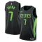Maillot Homme Boston Celtics Jaylen Brown City Edition 2024-25 Noir Swingman