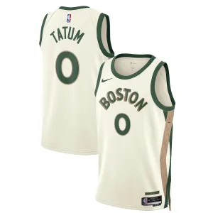 Maillot Homme Boston Celtics Jayson Tatum City Edition 2023-24 Blanc Swingman