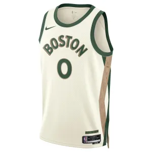 Maillot Homme Boston Celtics Jayson Tatum City Edition 2023-24 Blanc Swingman