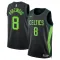 Maillot Homme Boston Celtics Kristaps Porzingis City Edition 2024-25 Noir Swingman