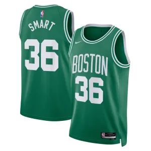 Maillot Homme Boston Celtics Marcus Smart 36 Icon Edition Vert Swingman