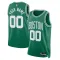 Maillot Homme Boston Celtics Personnalisé Icon Edition Vert Swingman