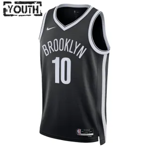 Maillot Enfant Brooklyn Nets Ben Simmons 10 Icon Edition Noir Swingman