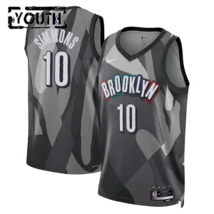 Maillot Enfant Brooklyn Nets Ben Simmons City Edition 2024-25 Gris Swingman