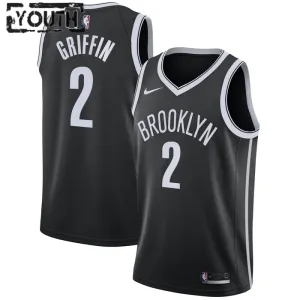 Maillot Enfant Brooklyn Nets Blake Griffin 2 Icon Edition Noir Swingman