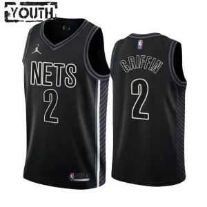 Maillot Enfant Brooklyn Nets Blake Griffin 2 Statement Edition Noir Swingman Maillot Enfant Brooklyn Nets Blake Griffin 2 Statement Edition Noir Swingman
