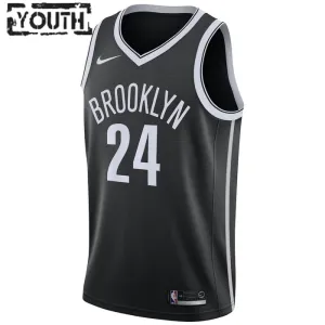 Maillot Enfant Brooklyn Nets Cameron Thomas 24 Icon Edition Noir Swingman