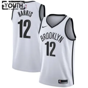 Maillot Enfant Brooklyn Nets Joe Harris 12 Association Edition Blanc Swingman