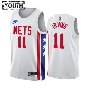 Maillot Enfant Brooklyn Nets Kyrie Irving 11 Classic Edition 2022-23 Blanc Swingman Maillot Enfant Brooklyn Nets Kyrie Irving 11 Classic Edition 2022-23 Blanc Swingman