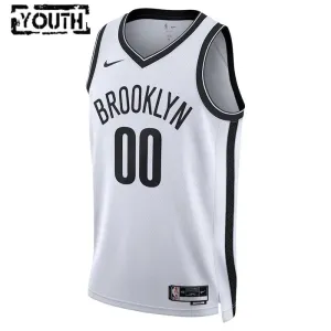 Maillot Enfant Brooklyn Nets Personnalisé Association Edition Blanc Swingman