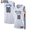 Maillot Enfant Brooklyn Nets Personnalisé City Edition 2022-23 Blanc Swingman