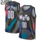 Maillot Enfant Brooklyn Nets Personnalisé City Edition 2023-24 Noir Swingman