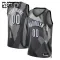 Maillot Enfant Brooklyn Nets Personnalisé City Edition 2024-25 Gris Swingman